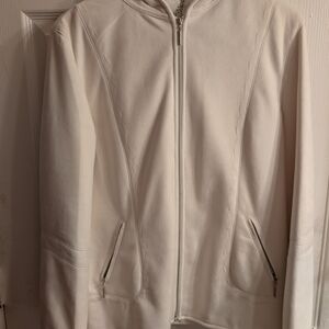 White Zip-Up Jacket